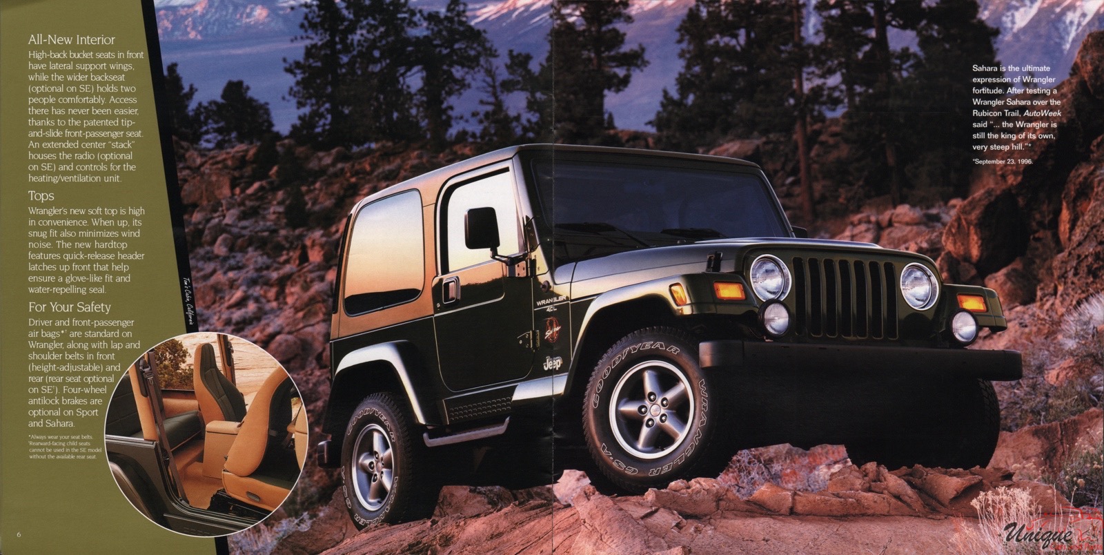 1997 Jeep Brochure Page 8